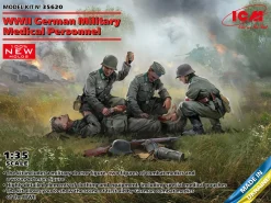 ICM 1/35 German Military Medical Personnel Model Figures