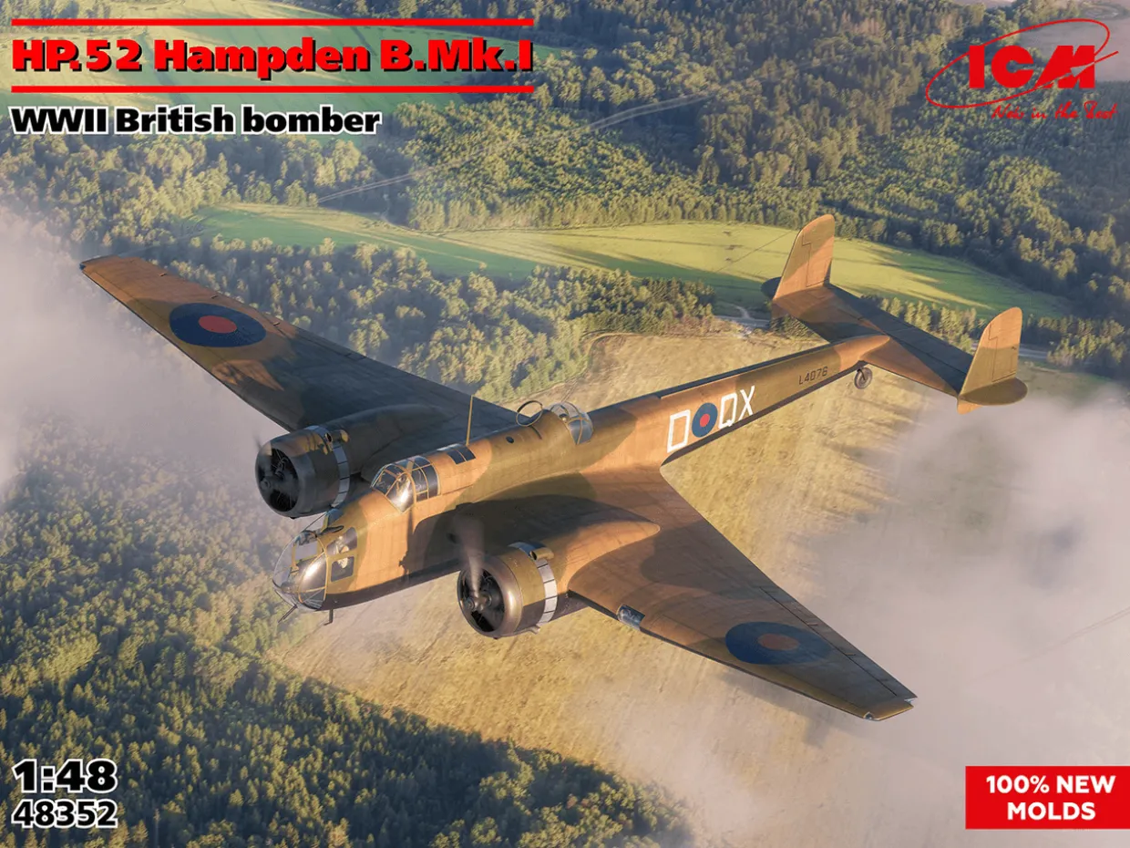 ICM 1/48 Handley Page HP.52 Hampden B.Mk.I