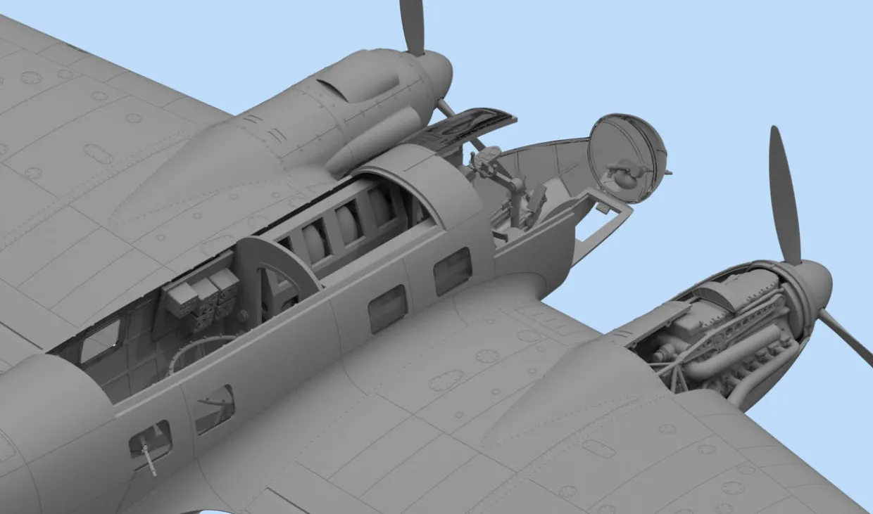 ICM 1/48 Heinkel He 111H-3 Model Kit