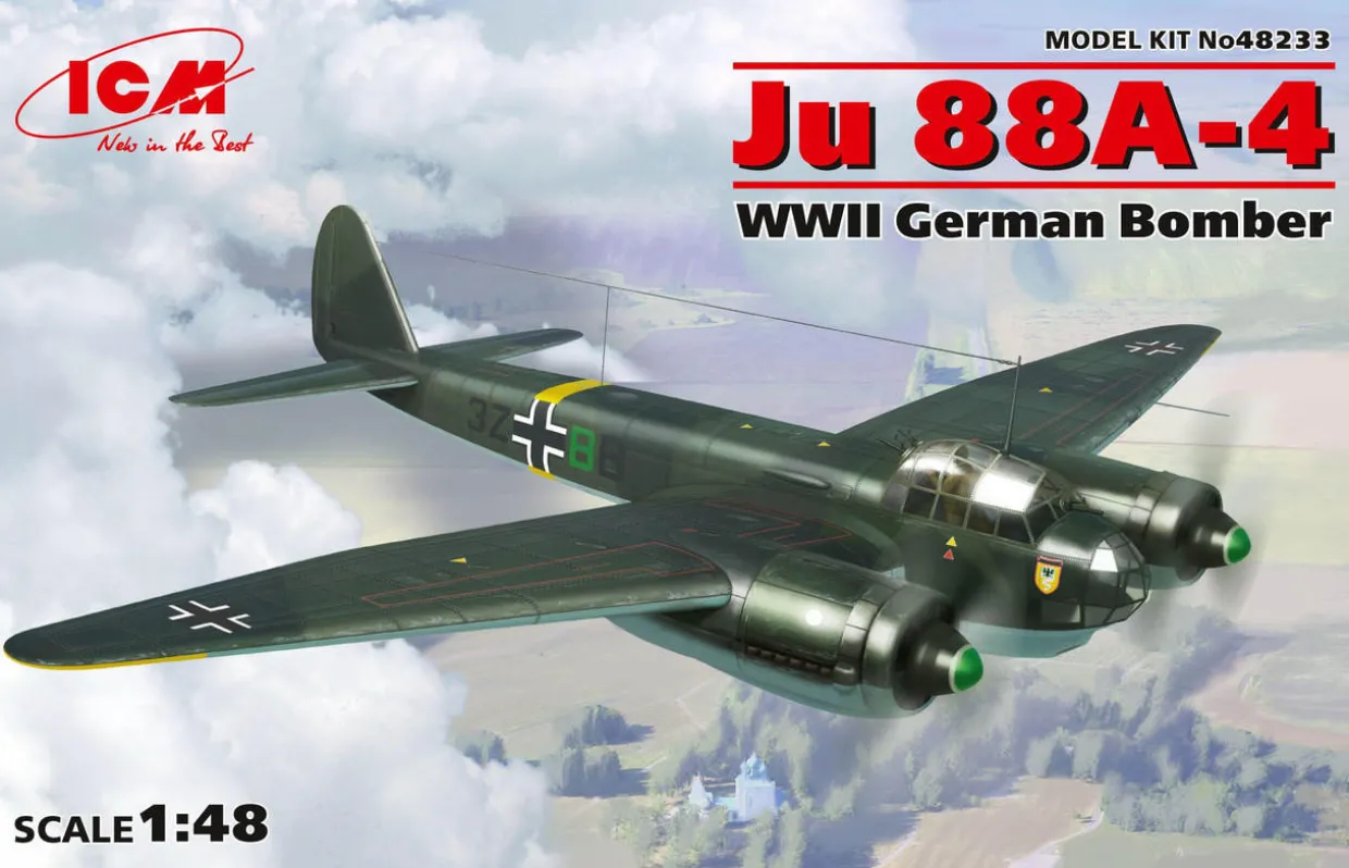 ICM 1/48 Junkers Ju 88A-4 Model Kit