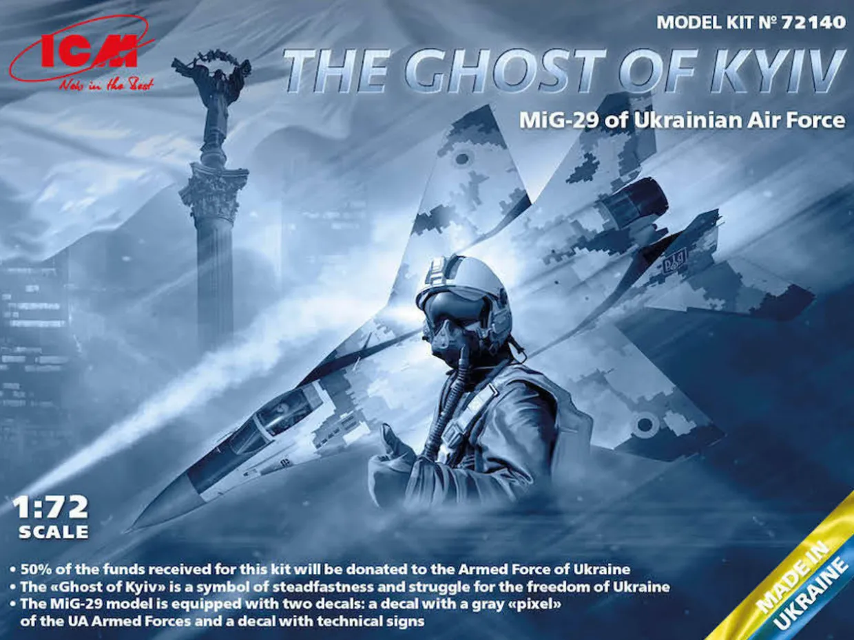 ICM 1/72 Mikoyan MiG-29 The Ghost of Kyiv Model Kit