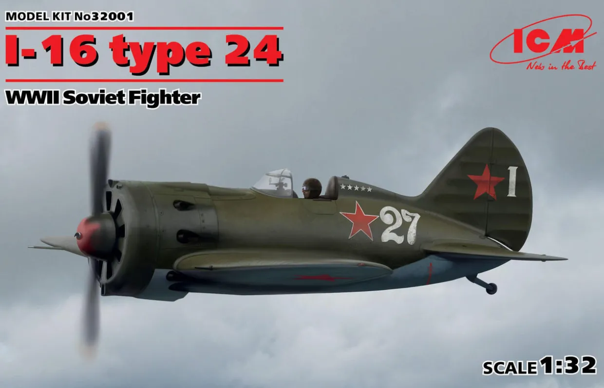 ICM 1/32 Polikarpov I-16 Model Kit