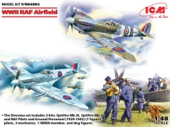 ICM 1/48 RAF Airfield Diorama Model Kit