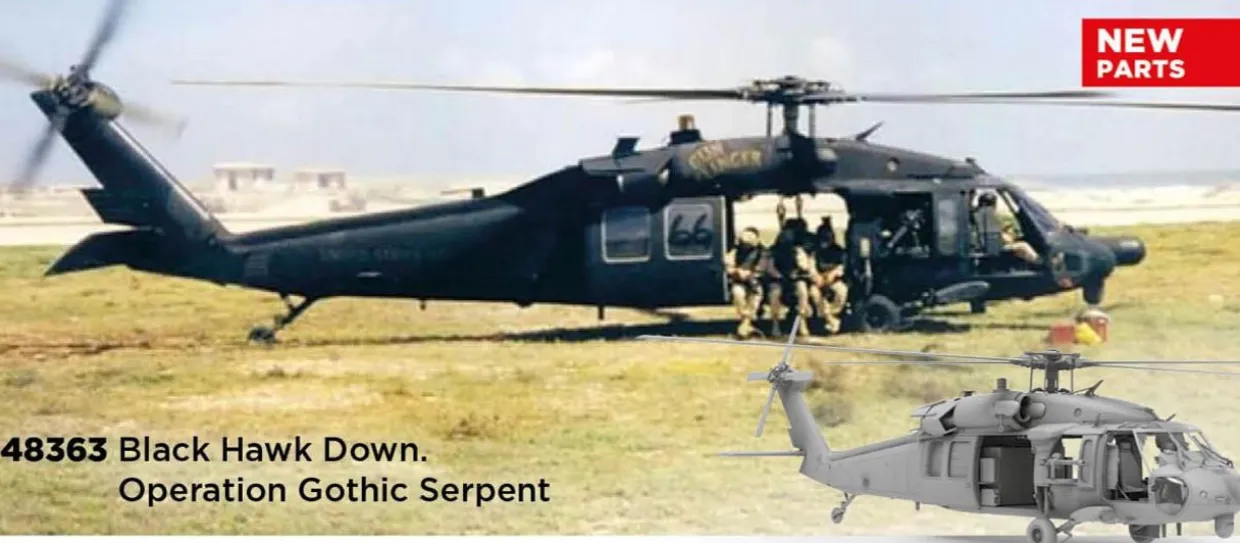 ICM 1/48 Sikorsky UH-60 Black Hawk down 'Operation Gothic Serpent'