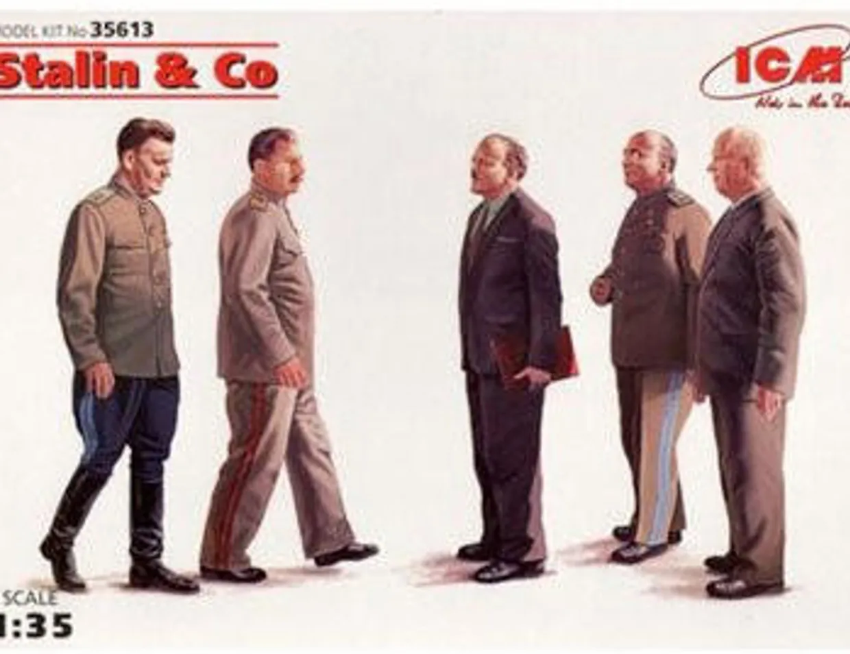 ICM 1/35 Stalin and Co Model Figures