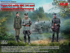 ICM 1/24 Type G4 with MG 34 and German Staff Personnel
