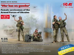ICM 1/35 War Has No Gender - Female soldiers of the Armed Forces of Ukraine Model Figures