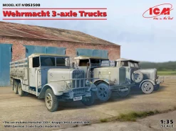 ICM 1/35 Wehrmacht 3-Axle Trucks