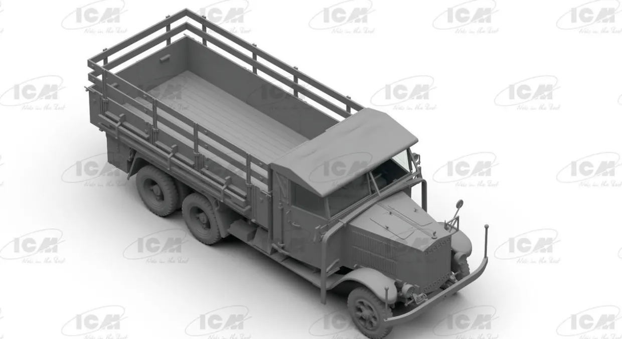 ICM 1/35 Wehrmacht 3-Axle Trucks