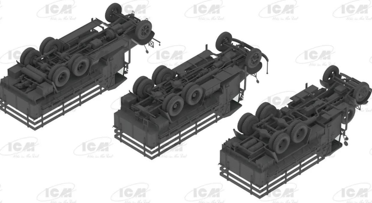 ICM 1/35 Wehrmacht 3-Axle Trucks