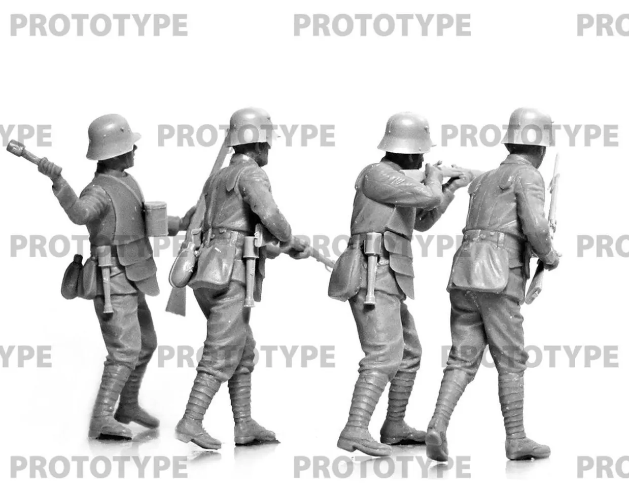 ICM 1/35 WWI German Infantry in Armour Model Figures