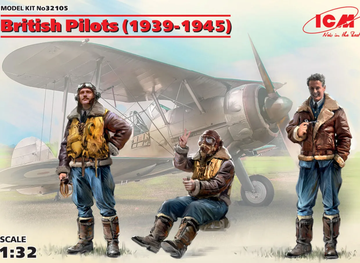 ICM 1/32 WWII British Pilots 1939-1945