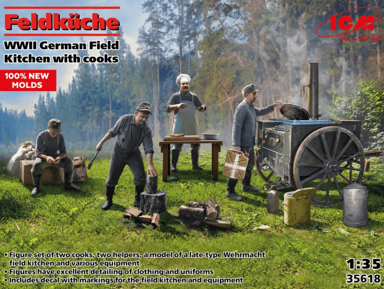 ICM 1/35 WWII Feldkuche German Field Kitchen