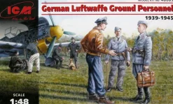 ICM 1/48 WWII Luftwaffe Ground Personnel 1939-1945