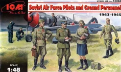 ICM 1/48 WWII Soviet Air Force Pilots 1943-1945