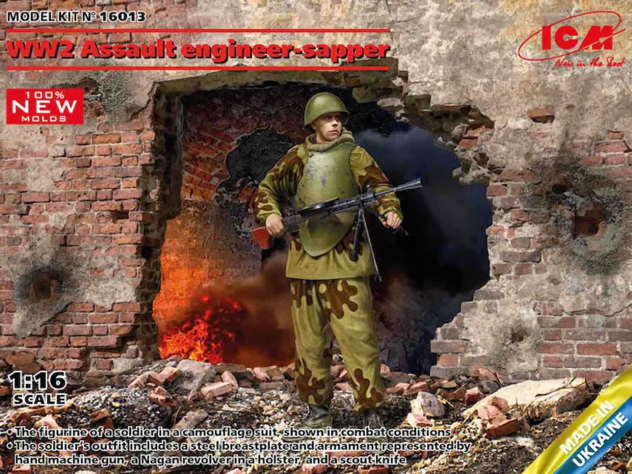 ICM 1/16 WWII Soviet Assault Engineer-Sapper