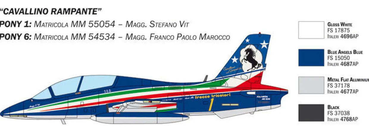 Italeri 1/72 Aermacchi MB-339 60th P.A.N. Anniversary