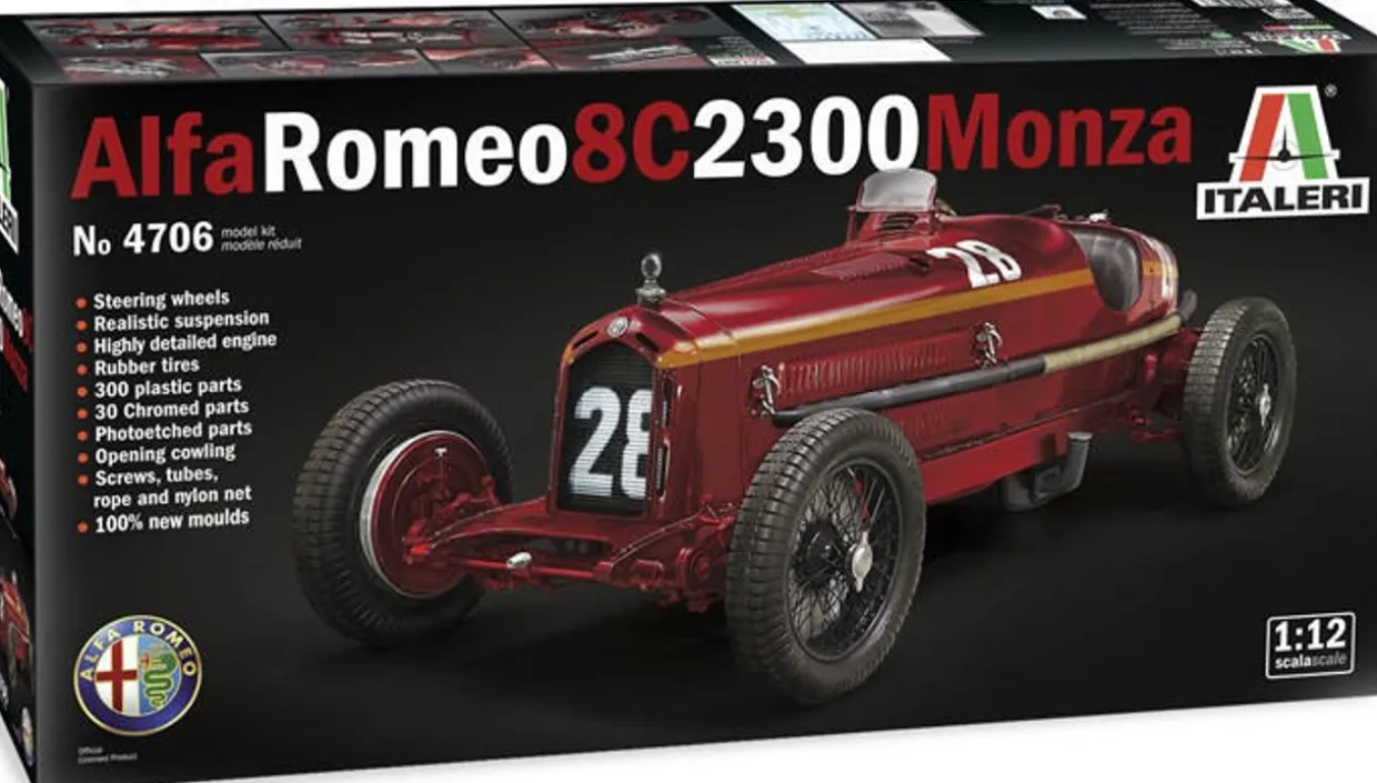 Italeri 1/12 Alfa Romeo 8C 2300 Monza
