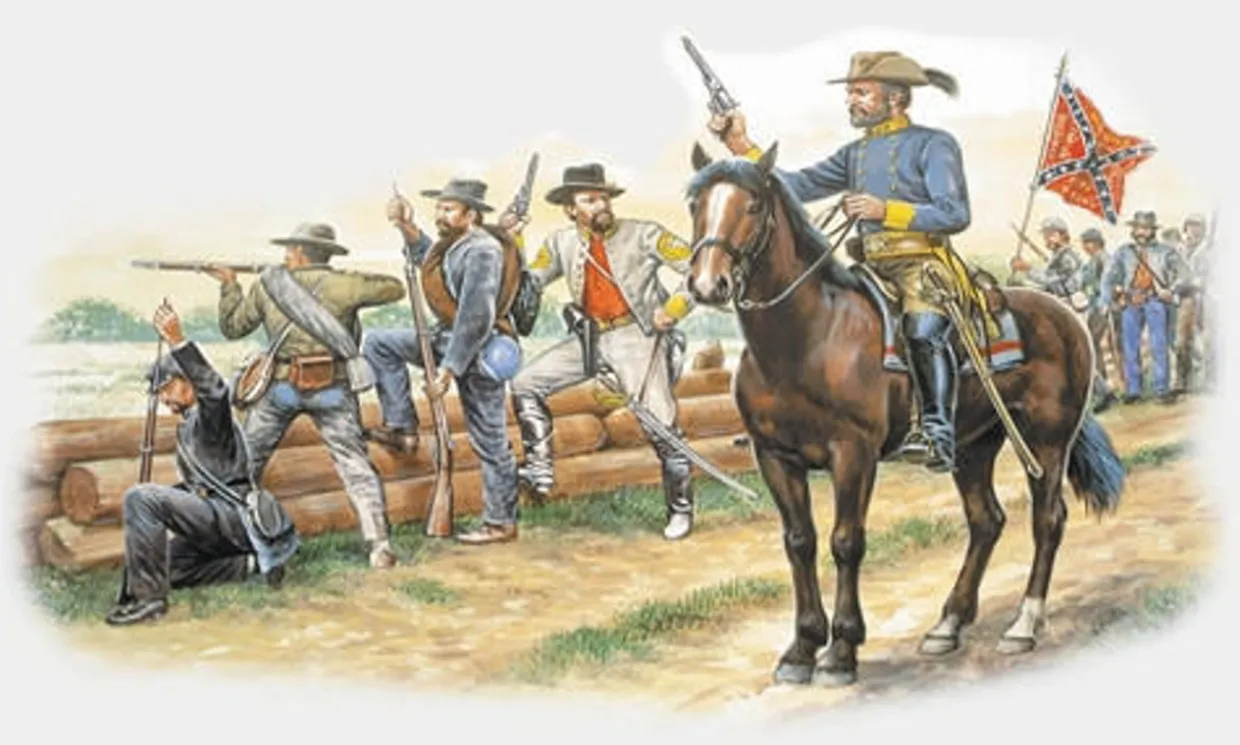 Italeri 1/72 American Civil War Confederate Troops 1863