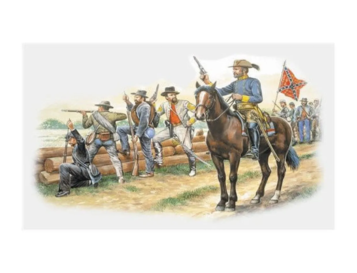 Italeri 1/72 American Civil War Confederate Troops 1863