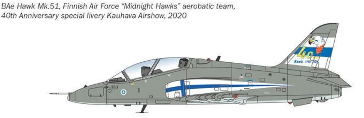 Italeri 1/48 BAe Hawk T.1