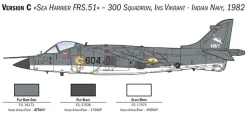 Italeri 1/72 BAE Sea Harrier FRS.1 Falklands Model Kit