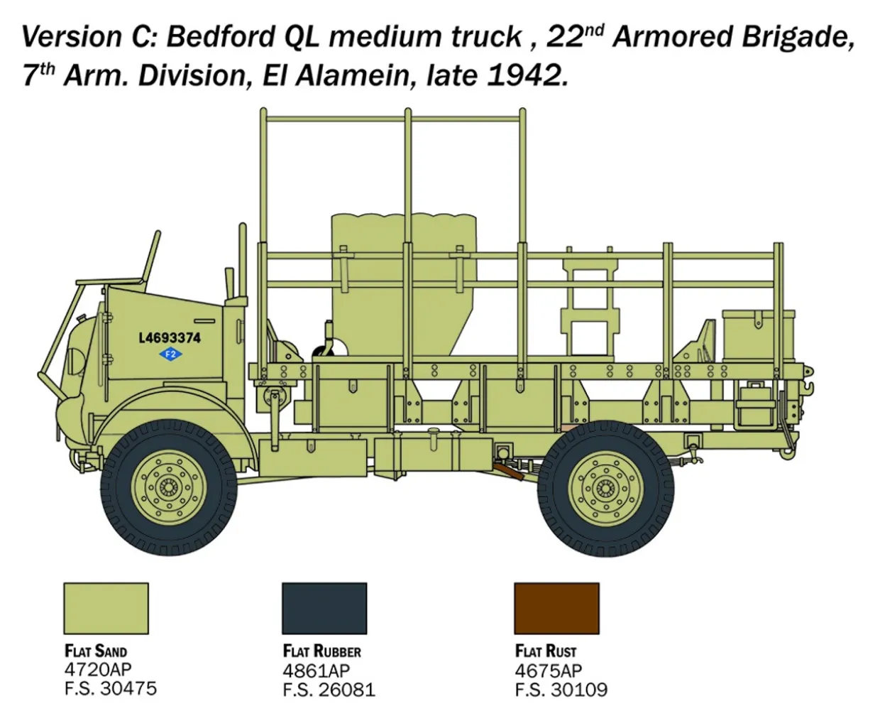 Italeri 1/35 Bedford QL Truck