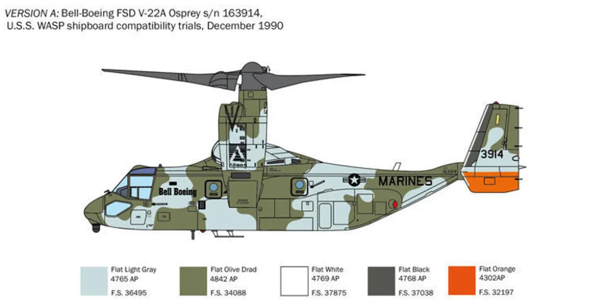Italeri 1/72 Bell Boeing V-22A Osprey