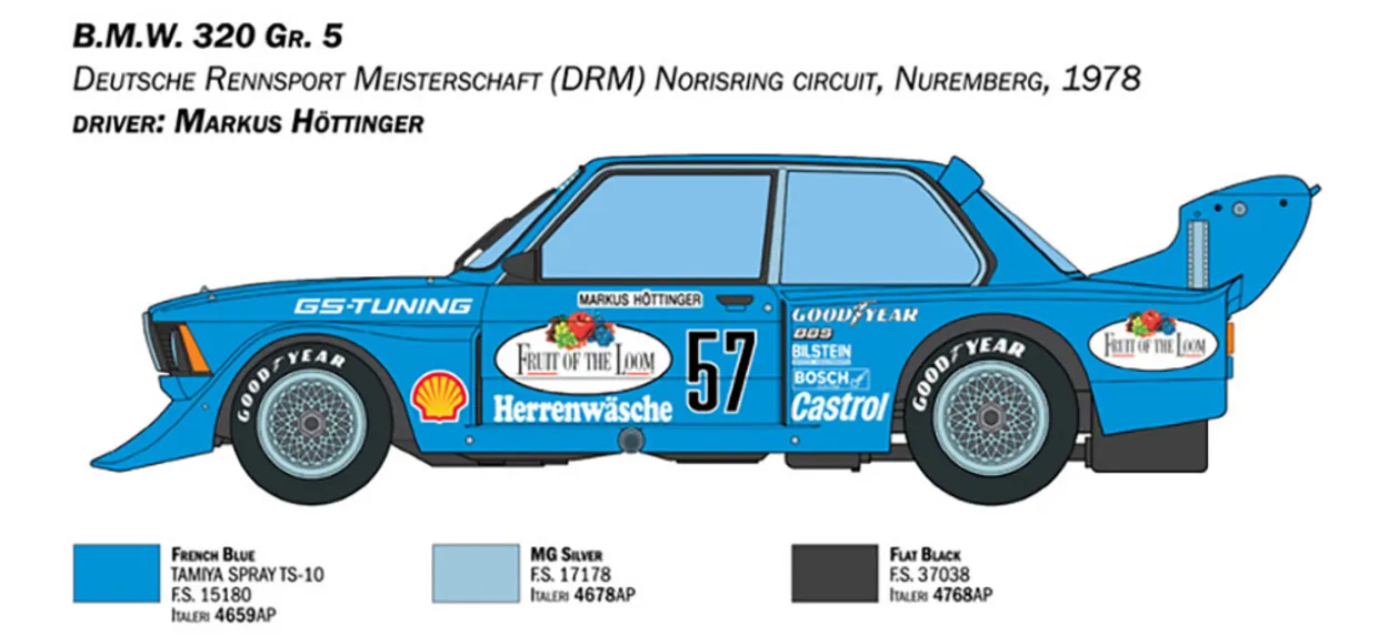 Italeri 1/24 BMW 320 Gr.5