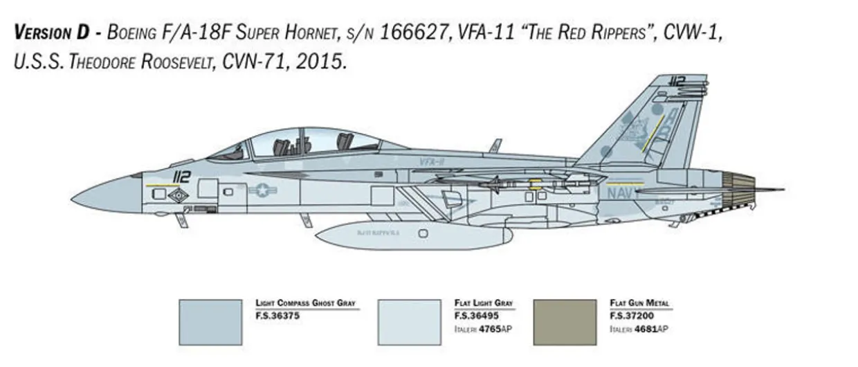 Italeri 1/48 Boeing F/A - 18F Hornet