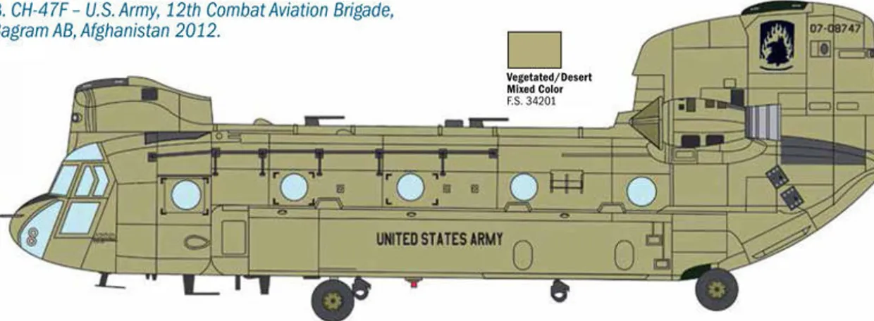 Italeri 1/48 Boeing HC.2 CH-47F Chinook