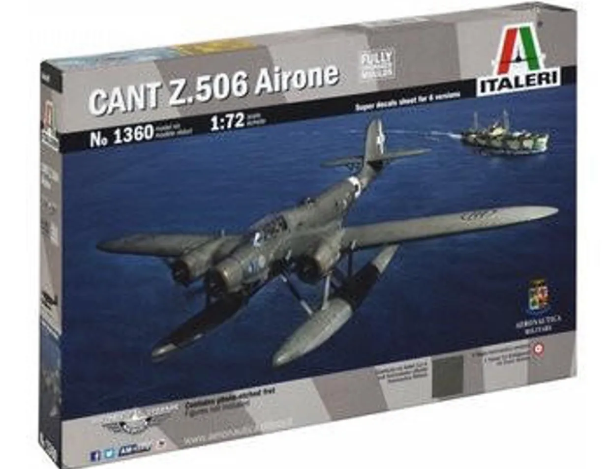 Italeri 1/72 CANT Z.506 Airone (Heron)