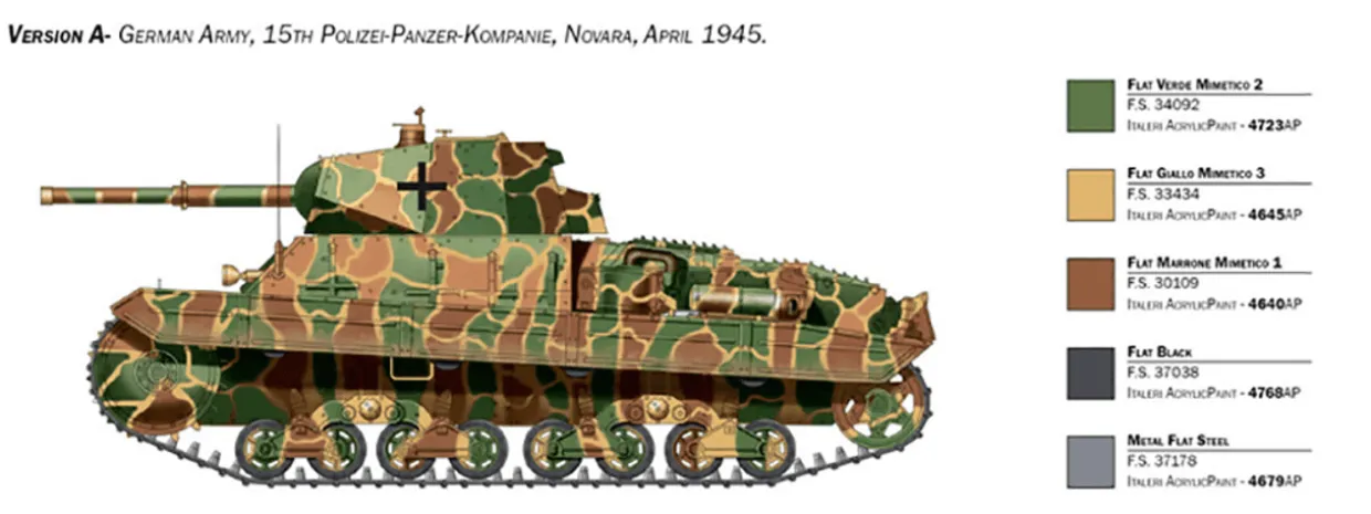 Italeri 1/35 Carro Armato P40