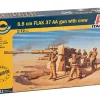 Italeri 1/72 8.8cm Flak 37 Fast Assembly Model Kit
