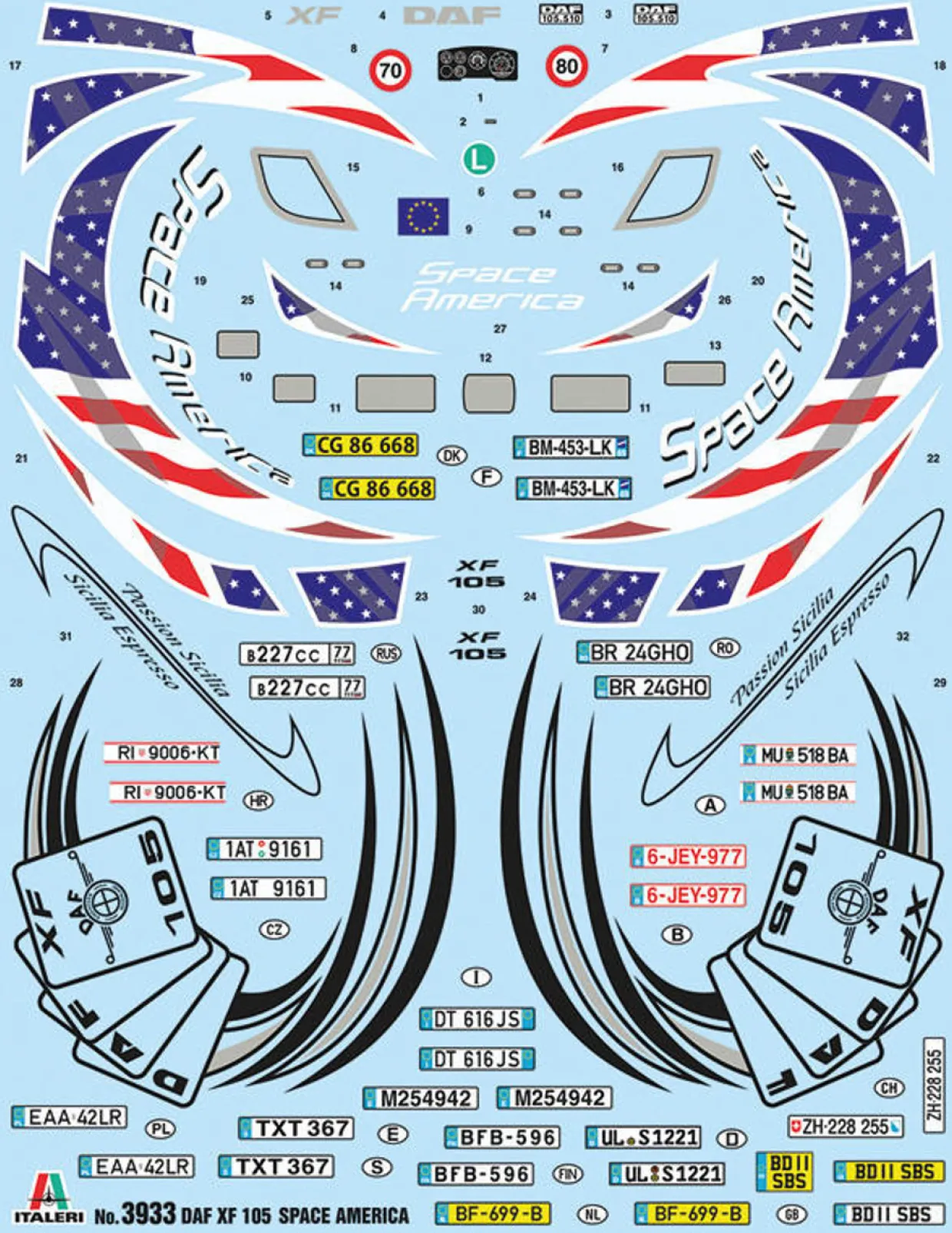 Italeri 1/24 DAF XF-105 SPACE AMERICA