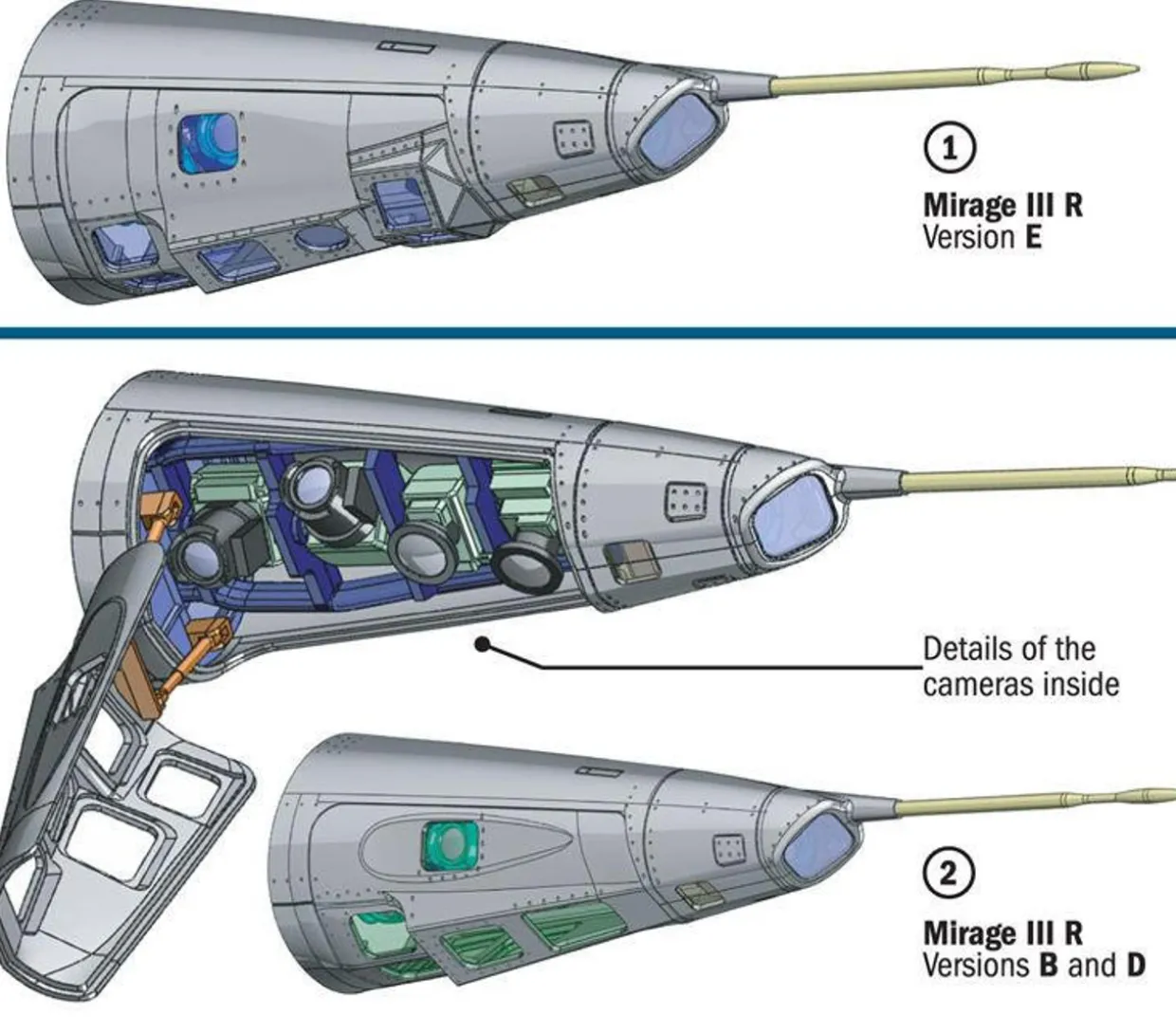 Italeri 1/32 Dassault Mirage III E/R