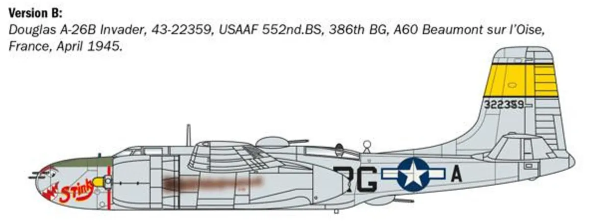 Italeri 1/72 Douglas A-26 A/B Invader