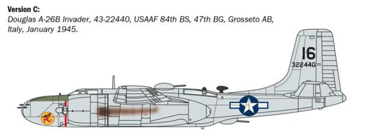 Italeri 1/72 Douglas A-26 A/B Invader