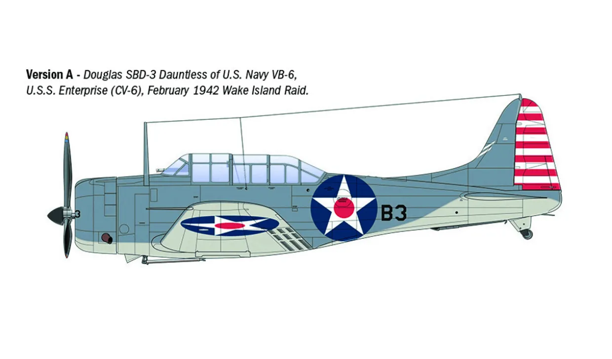 Italeri 1/48 Douglas SBD-3 Dauntless