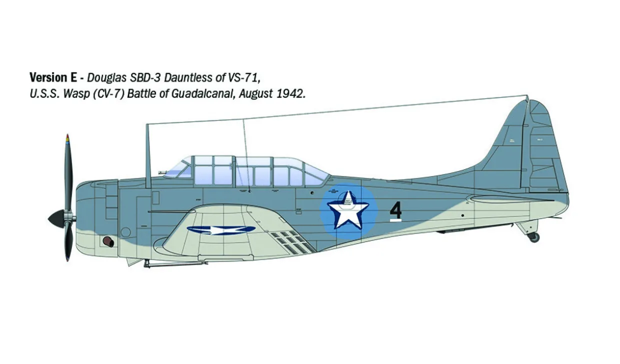 Italeri 1/48 Douglas SBD-3 Dauntless