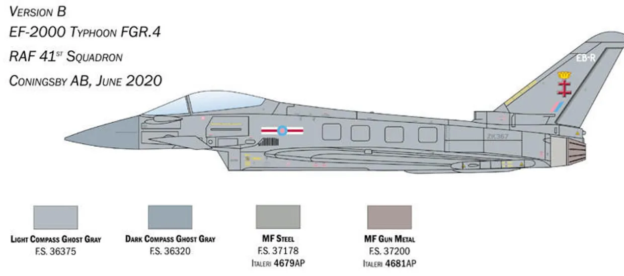 Italeri 1/72 Eurofighter Typhoon EF-2000