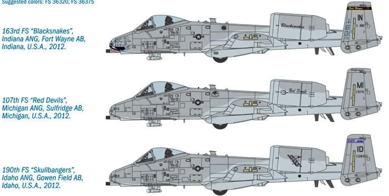 Italeri 1/48 Fairchild Republic A-10C Thunderbolt II