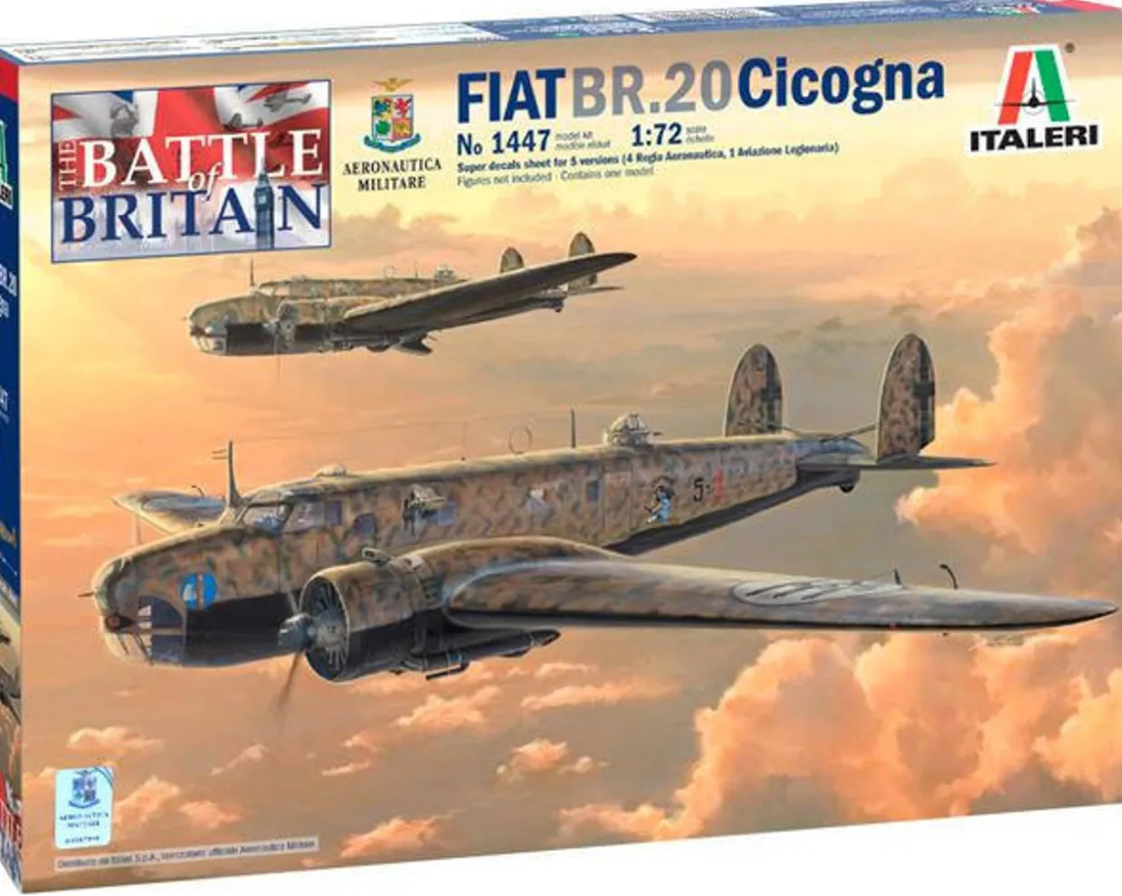 Italeri 1/72 Fiat BR.20 Cicogna