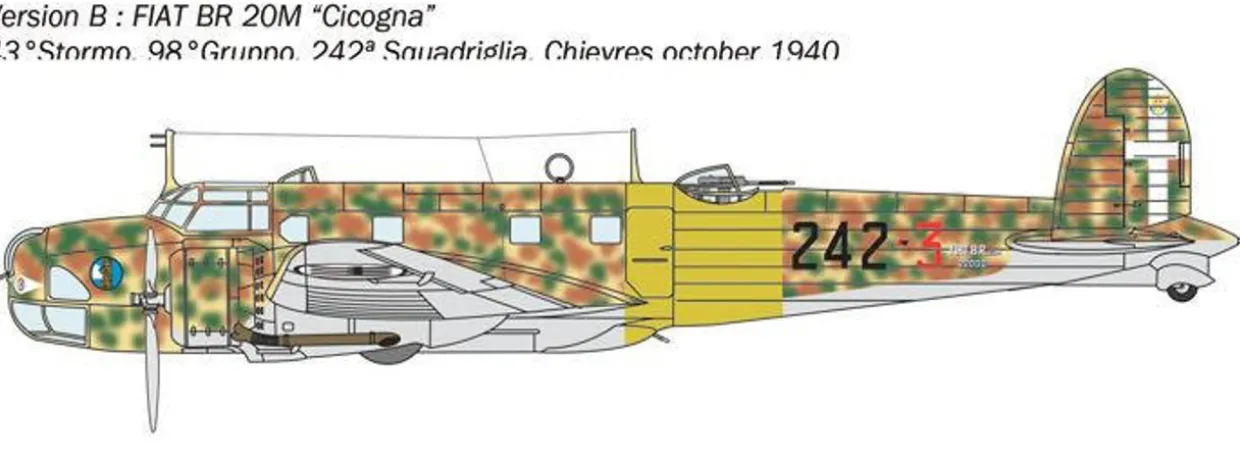 Italeri 1/72 Fiat BR.20 Cicogna