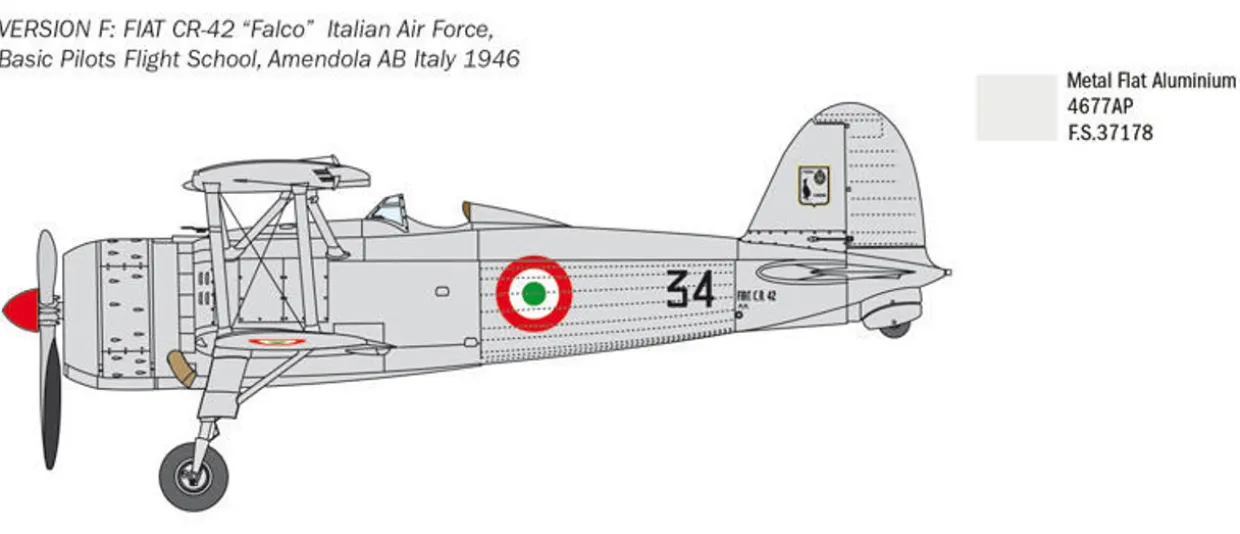 Italeri 1/48 Fiat CR.42 Battle of Britain 80th Anniversary