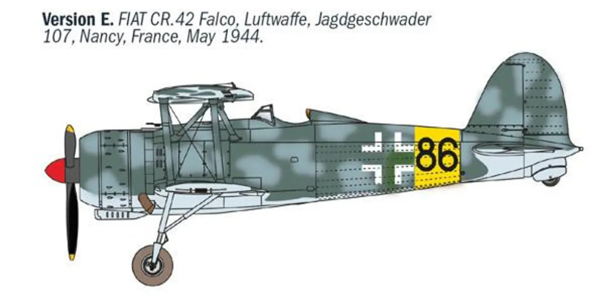Italeri 1/72 FIAT CR.42 CN “Falco” Night Fighter