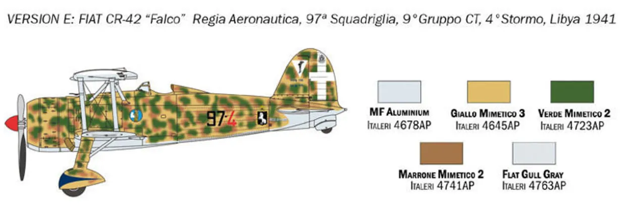 Italeri 1/72 Fiat CR.42 Falco