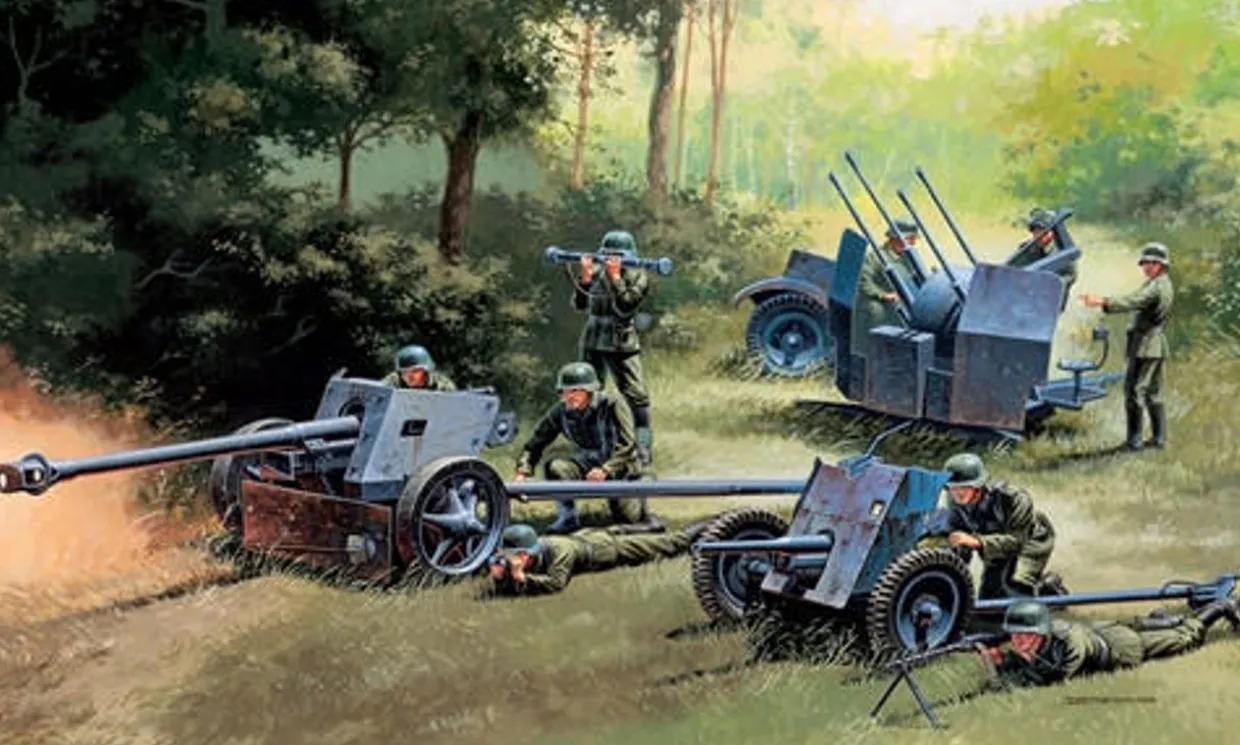 Italeri 1/72 German Guns Set