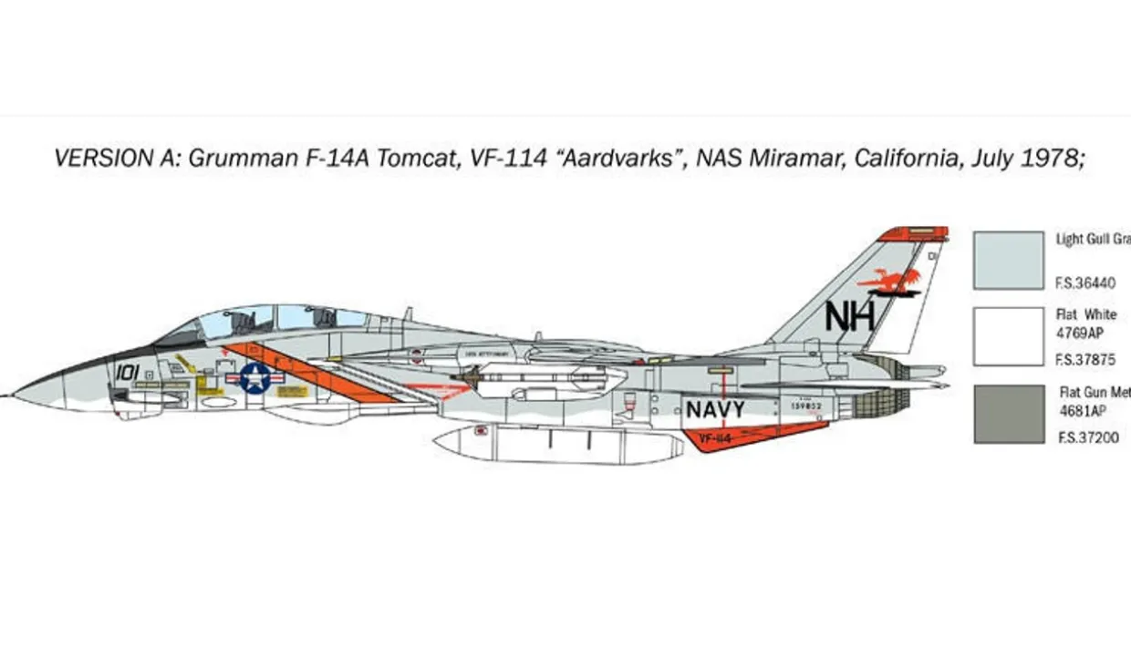 Italeri 1/72 Grumman F-14A Tomcat