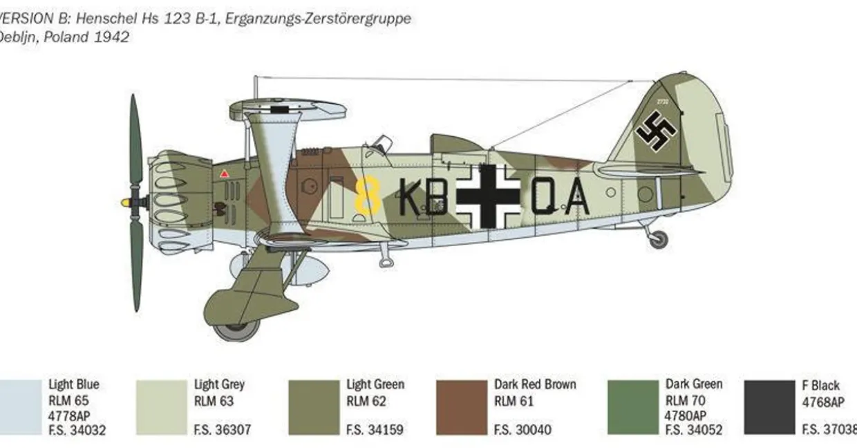 Italeri 1/48 Henschel Hs 123